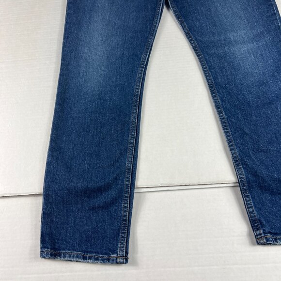 Hudson Jeans Women 27x26* Harlow High Rise Straight Crop Blue Faded Denim Tag 27 - Picture 5 of 16